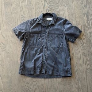 Madewell Denim Short Sleeve Button Up